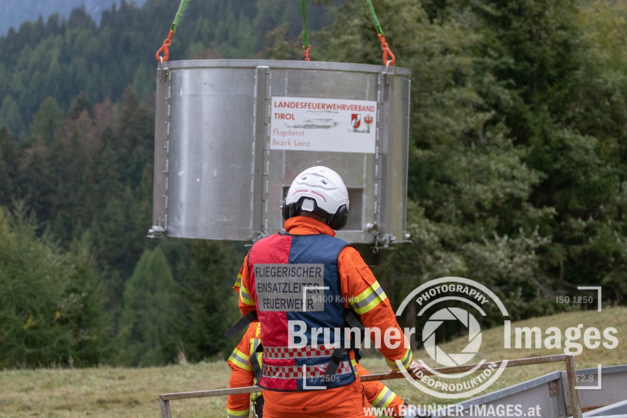 24.09.2022 - Feuerwehr Flugdienstübung - Tristach