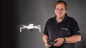 Drohnen und Flugaufnahmen Selbstporträt